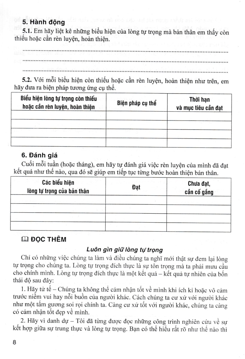 Giáo Dục Đạo Đức, Kĩ Năng Sống Dành Cho Học Sinh Lớp 8 (Biên Soạn Theo Chương Trình GDPT Mới) _HA