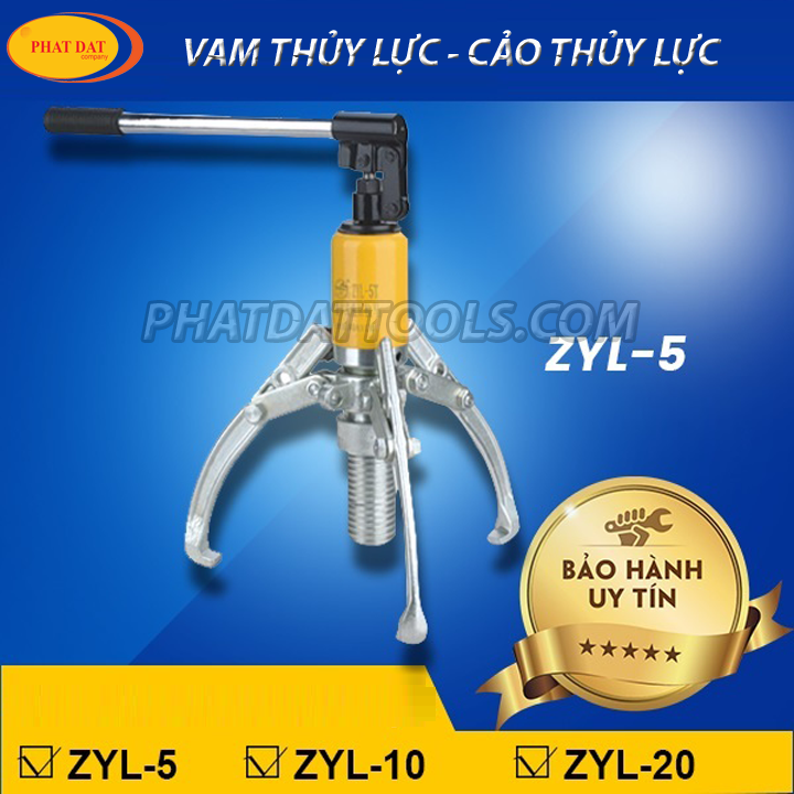 Vam Cảo thủy lực 5 Tấn ZYL5