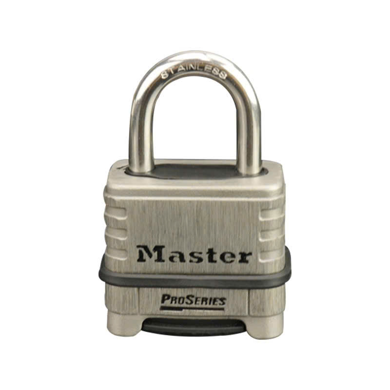 Khóa Inox Chống Gỉ Master Lock 1174 D, Mở khóa bằng cách quay số, không sử dụng chìa.