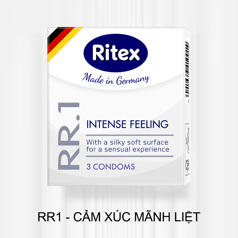 Combo 3 chiếc bao cao su Ritex RR.1 Thăng hoa cảm xúc JN-RI-RR.13