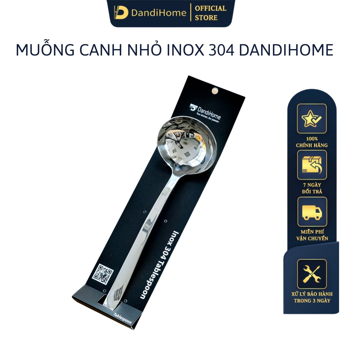 Muỗng canh DandiHome Inox 304