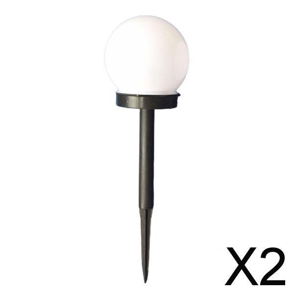 2xSolar Garden LED Lights Waterproof Landscape Pathway LED Lamp Outdoor Decor