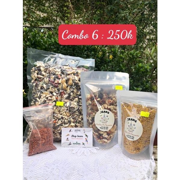 Combo thức ăn cho vẹt giá siêu lợi