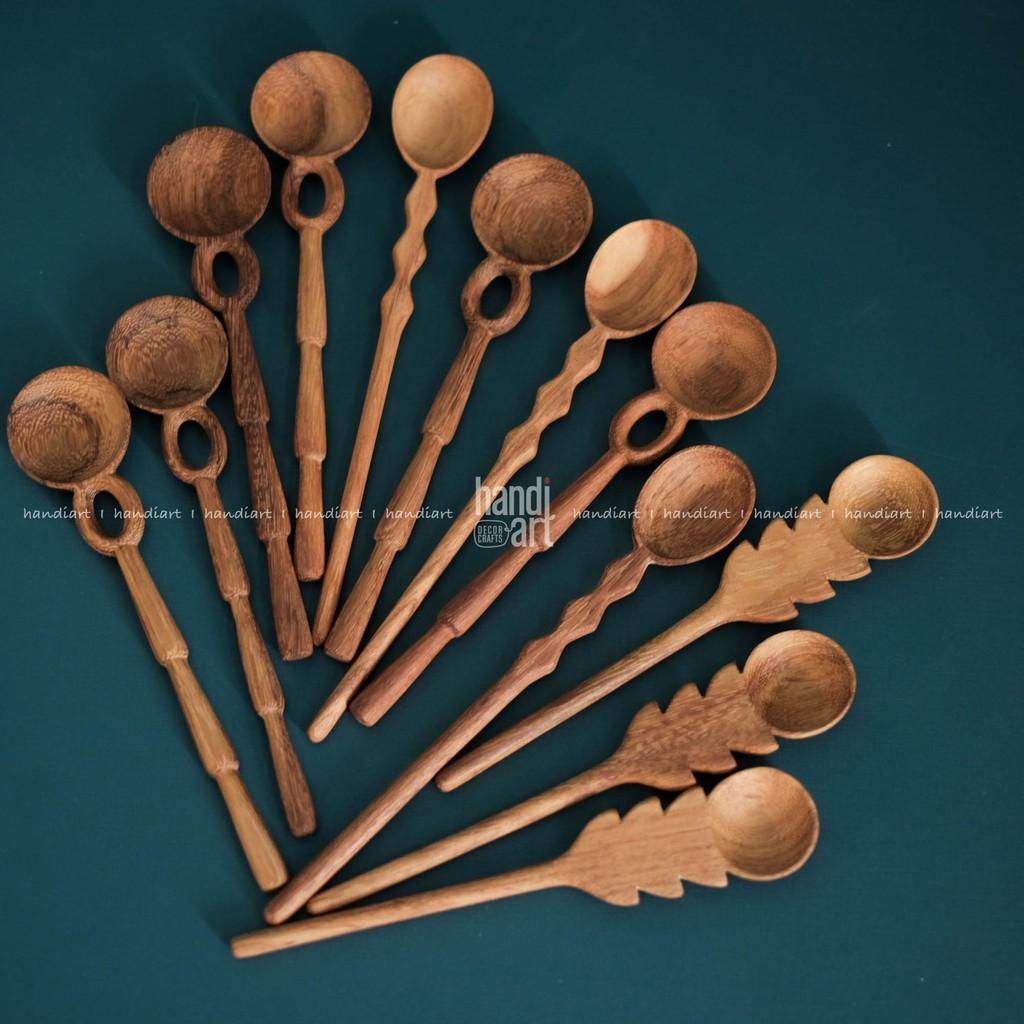 Muỗng gỗ hình dễ thương - Thìa gỗ - Wooden spoon