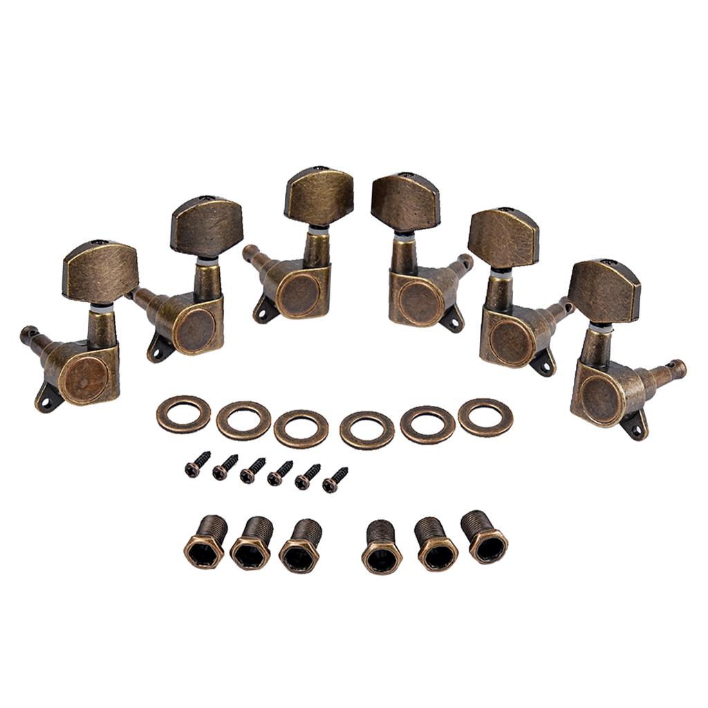 Sunnimix 3R 3L Dây Đàn Guitar Chỉnh Chốt Chỉnh Âm Máy Đầu Cho Đàn Guitar Điện