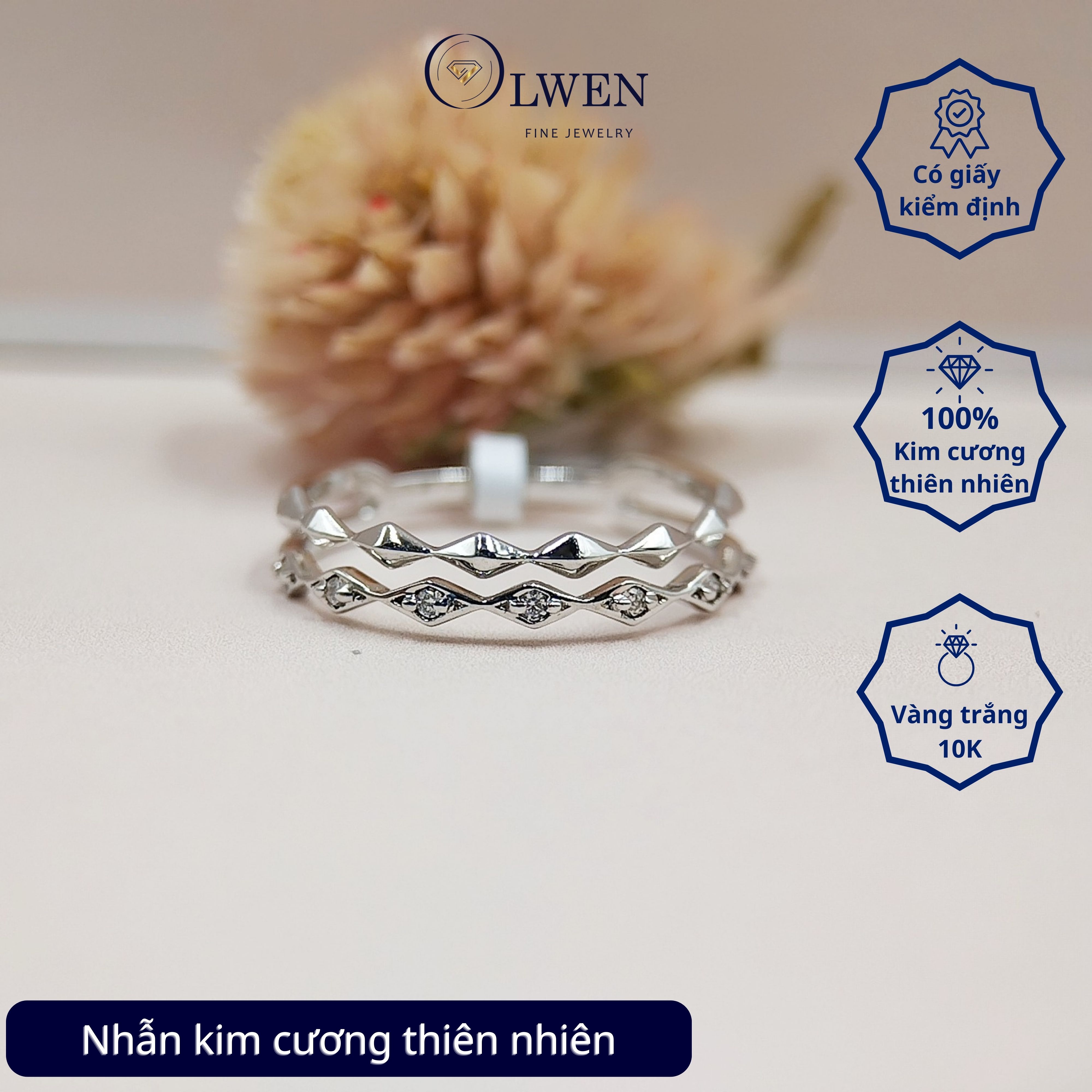 Nhẫn kim cương OW20