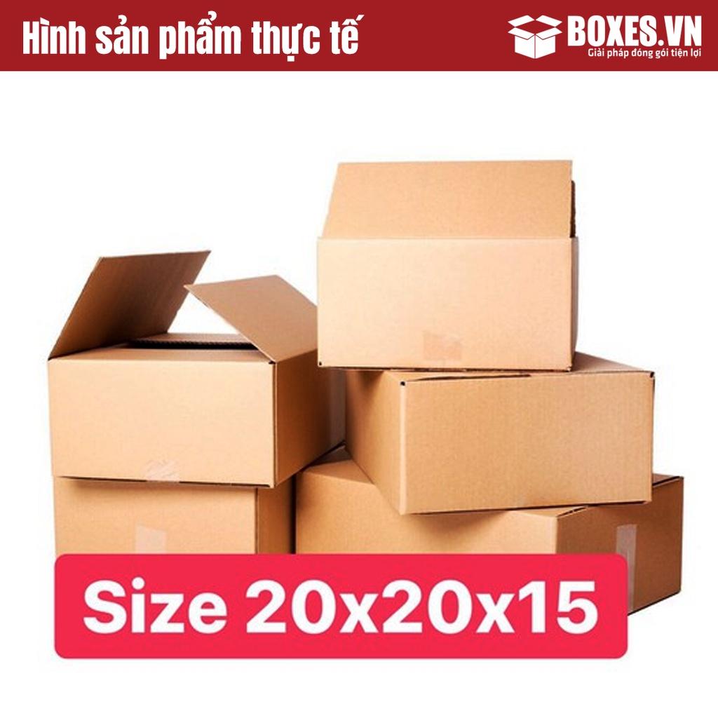 20x20x15 Combo 100 hộp Carton đóng gói hàng giá tại xưởng