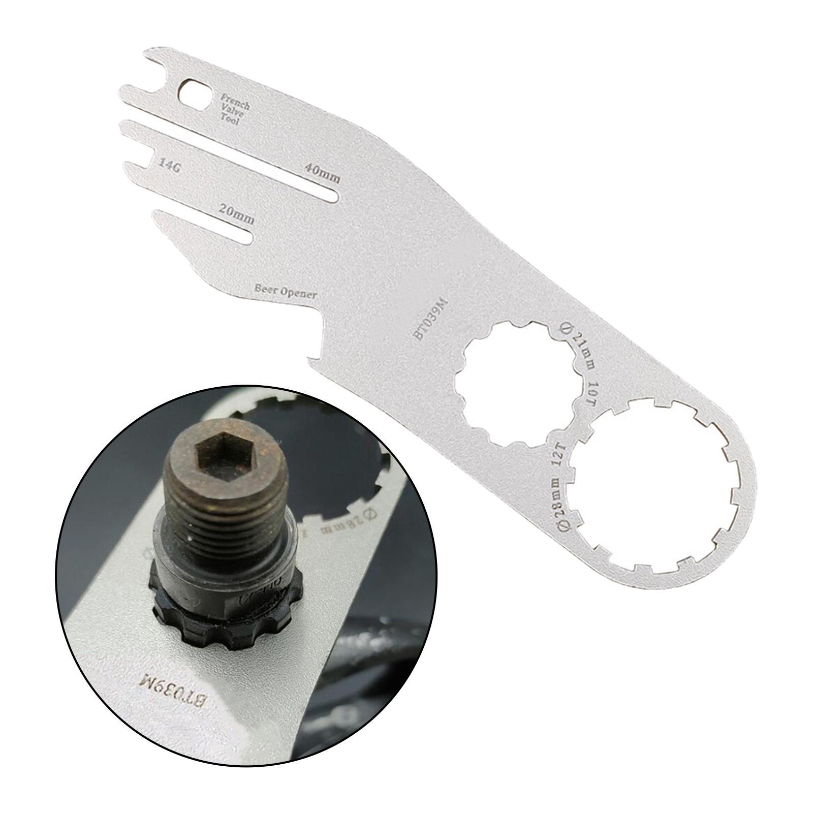 Bike Disc Rotor Alignment Tool Bike Spanner Wrench Disc Brake Pad Adjustment