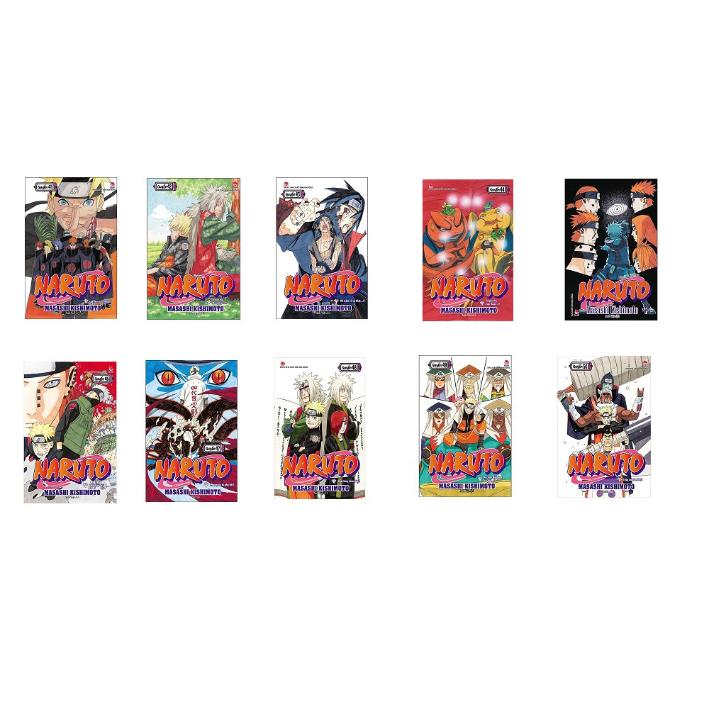 Combo Naruto Tập 31 - 40 (10 Cuốn)