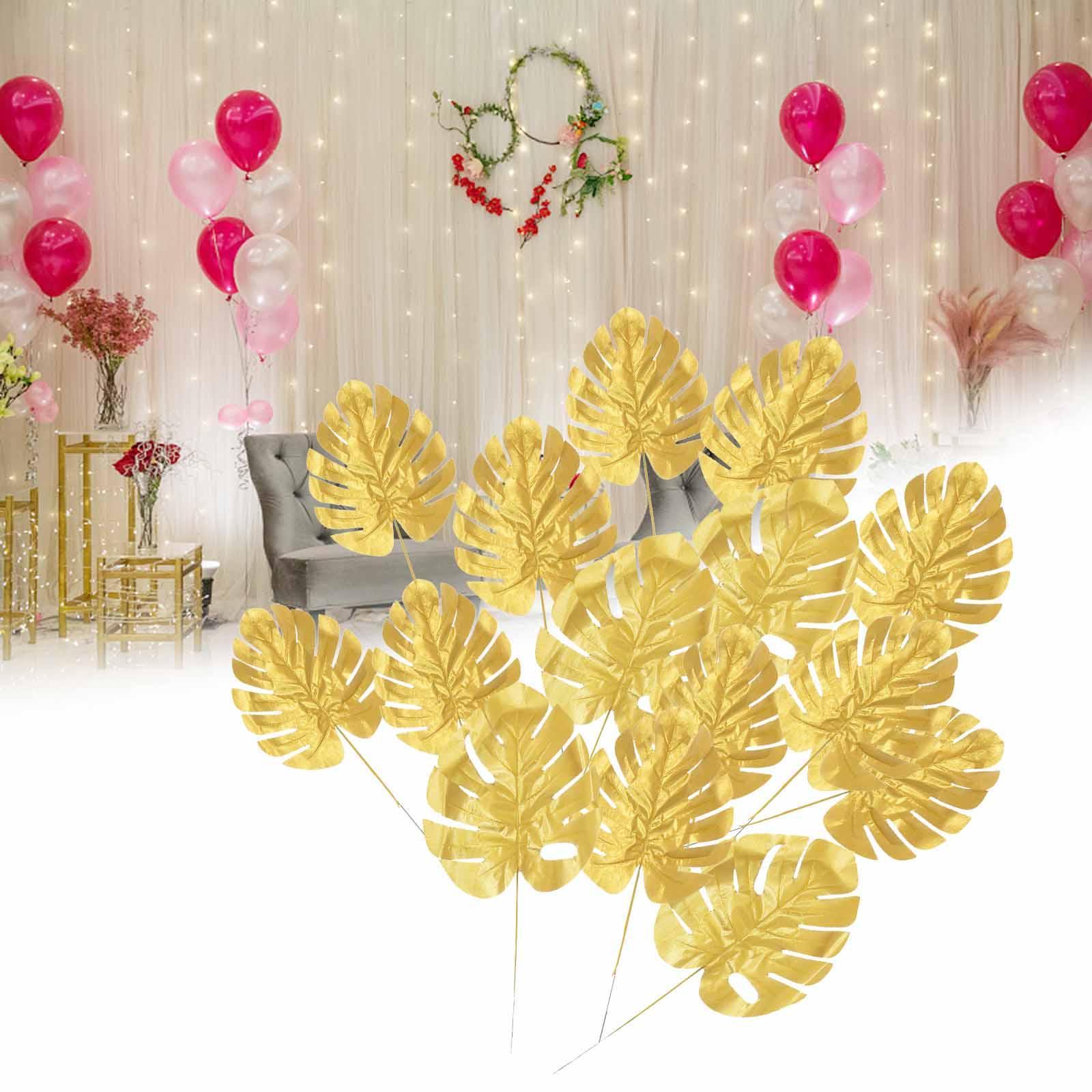 Artificial Tropical Leaves for Home Decoration Jungle Birthday Theme Party