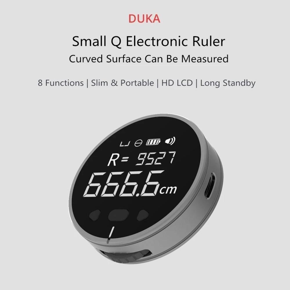 Thước Điện Tử Đo Khoảng Cách Xiaomi Youpin Duka Màn Hình LCD HD 8 Chức Năng Nhỏ Gọn Chuyên Dụng