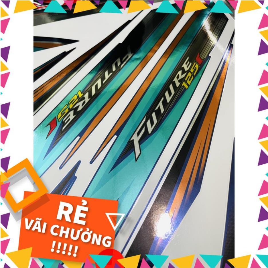Tem Rời Future FI Mẫu Xanh Ngọc Cam Tem Crom