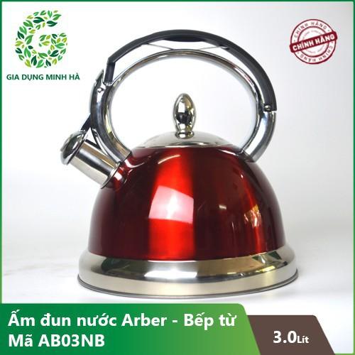 Ấm Đun Nước Inox 304 Dùng Cho Bếp Từ Loại 3L ARBER