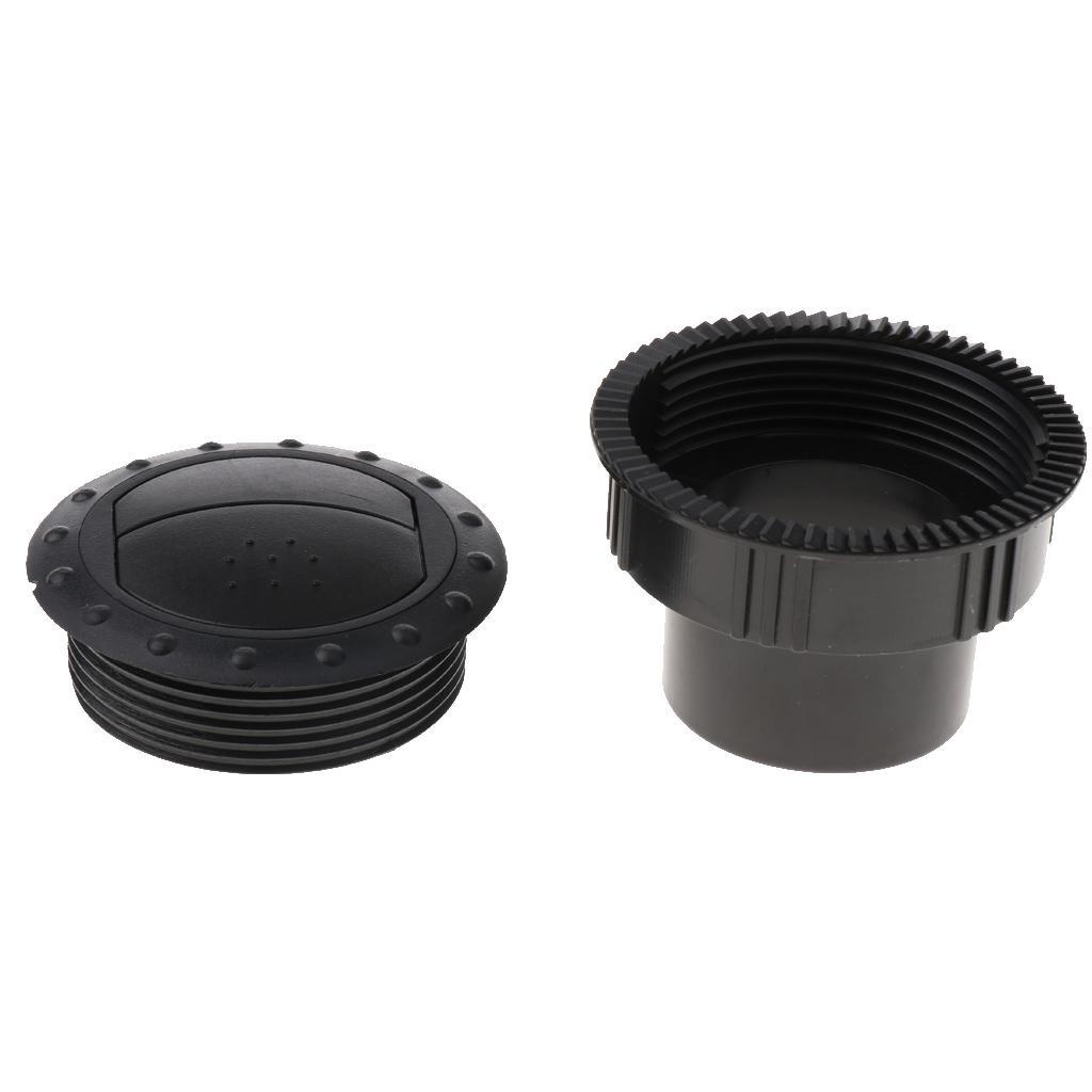 RV Motorhome Truck Trailer Interior Air Vent Exhaust Outlet Black
