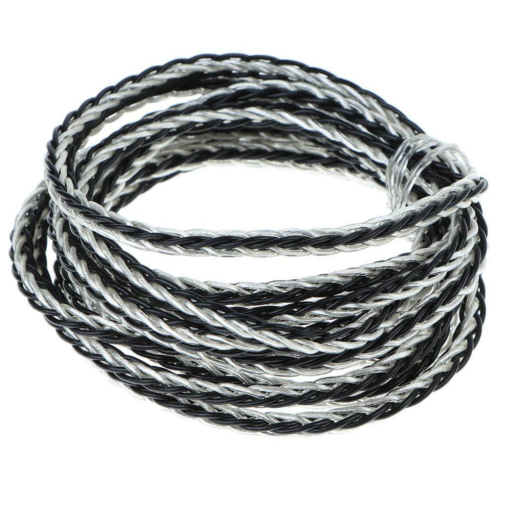 2pcs 7N Copper OCC Upgrade Cable DIY HiFi woven twist wire for Headphones
