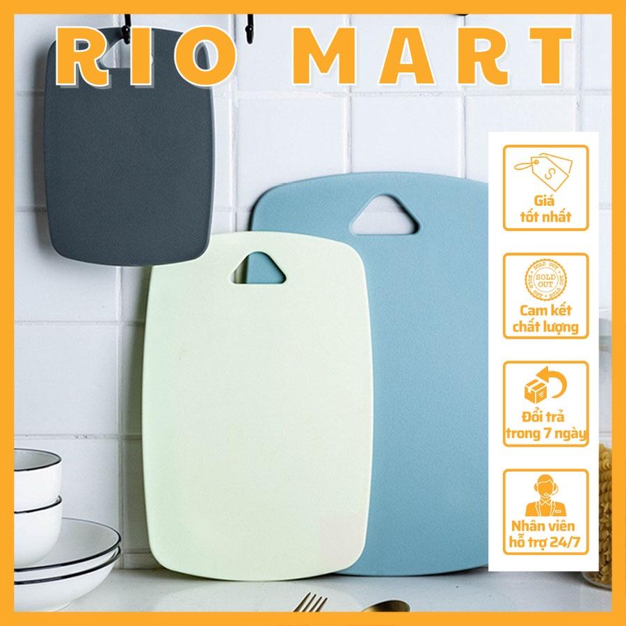 Thớt Nhựa Kháng Khuẩn Set 3 Món Dày Dặn Màu Pastel Siêu Xinh - Hàng Loại 1 - R14 RIOMART