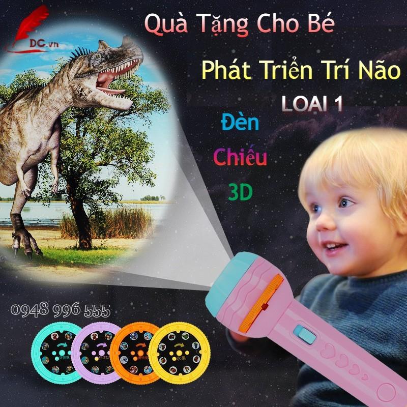 Đèn Pin Chiếu Hình Cho Bé 24 Hình Động Vật Ngộ Nghĩnh Quà Tặng Cho Bé Khám Phá Phát Triển Tư Duy