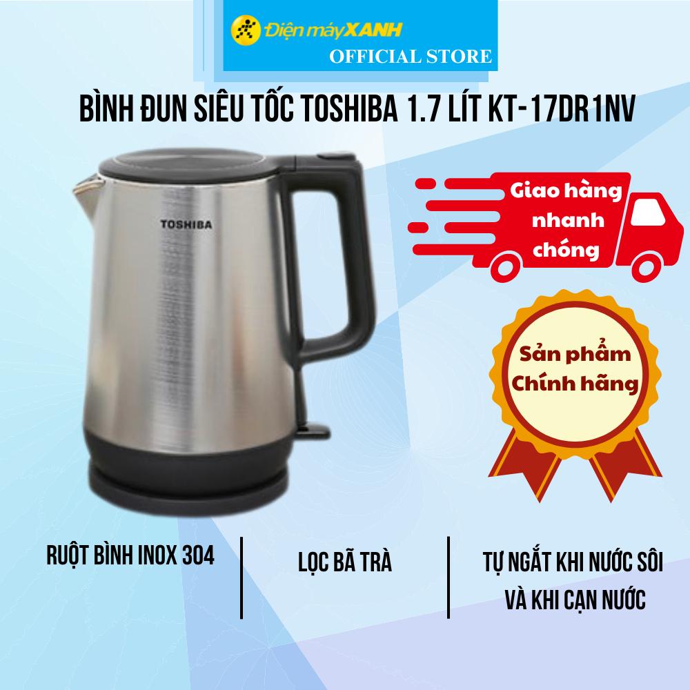 Hình ảnh Bình đun siêu tốc Toshiba 1.7 lít KT-17DR1NV - Hàng Chính Hãng