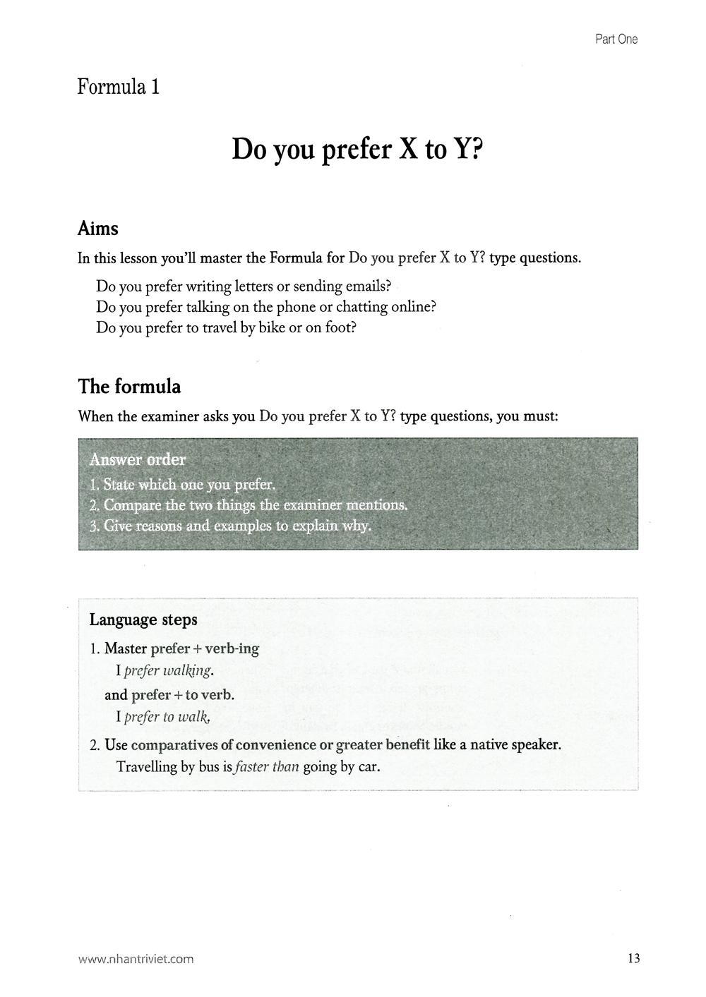 31 High-Scoring Formulas To Answer The Ielts Speaking Questions