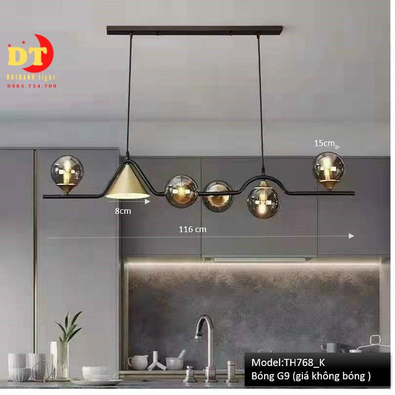 Đèn thả phòng khách bàn ăn phong cách hiện đại HTLQ1
