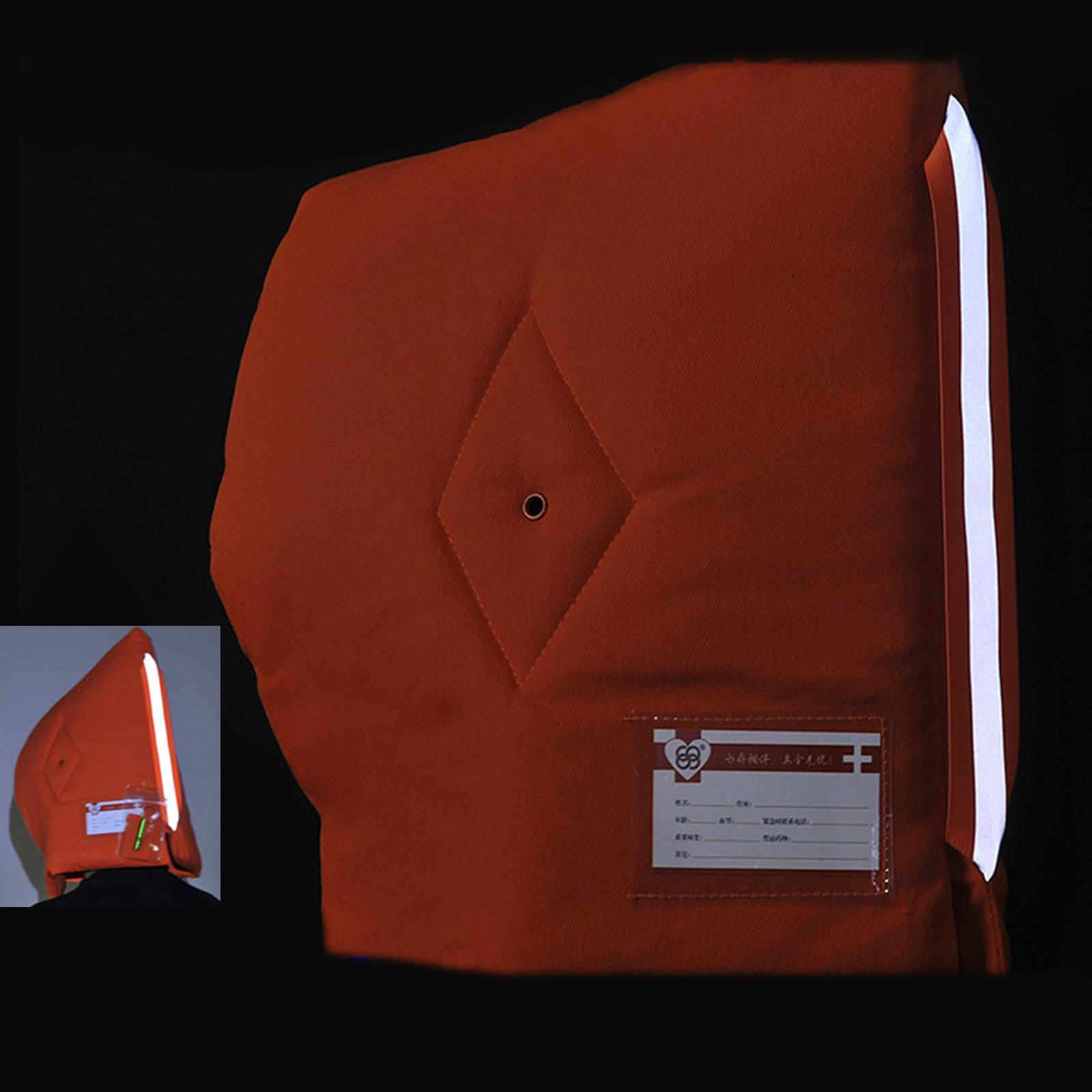 Reflect Light Fire Resistant Hat Breathable Winter Emergency Survival Fire Snow Head Protector Camping Backpacking Home Outdoor First Aid Helmet Gear