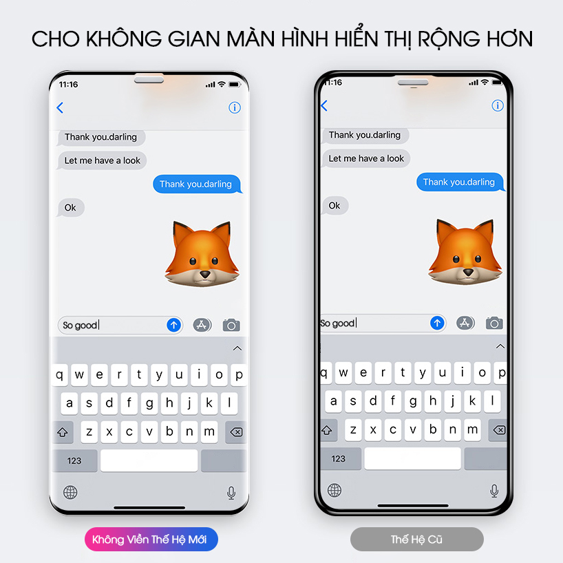 Kính Cường Lực Không Viền Cho iPhone 11 Pro Max / iPhone XS Max (Kèm bộ vệ sinh màn hình loại 1)