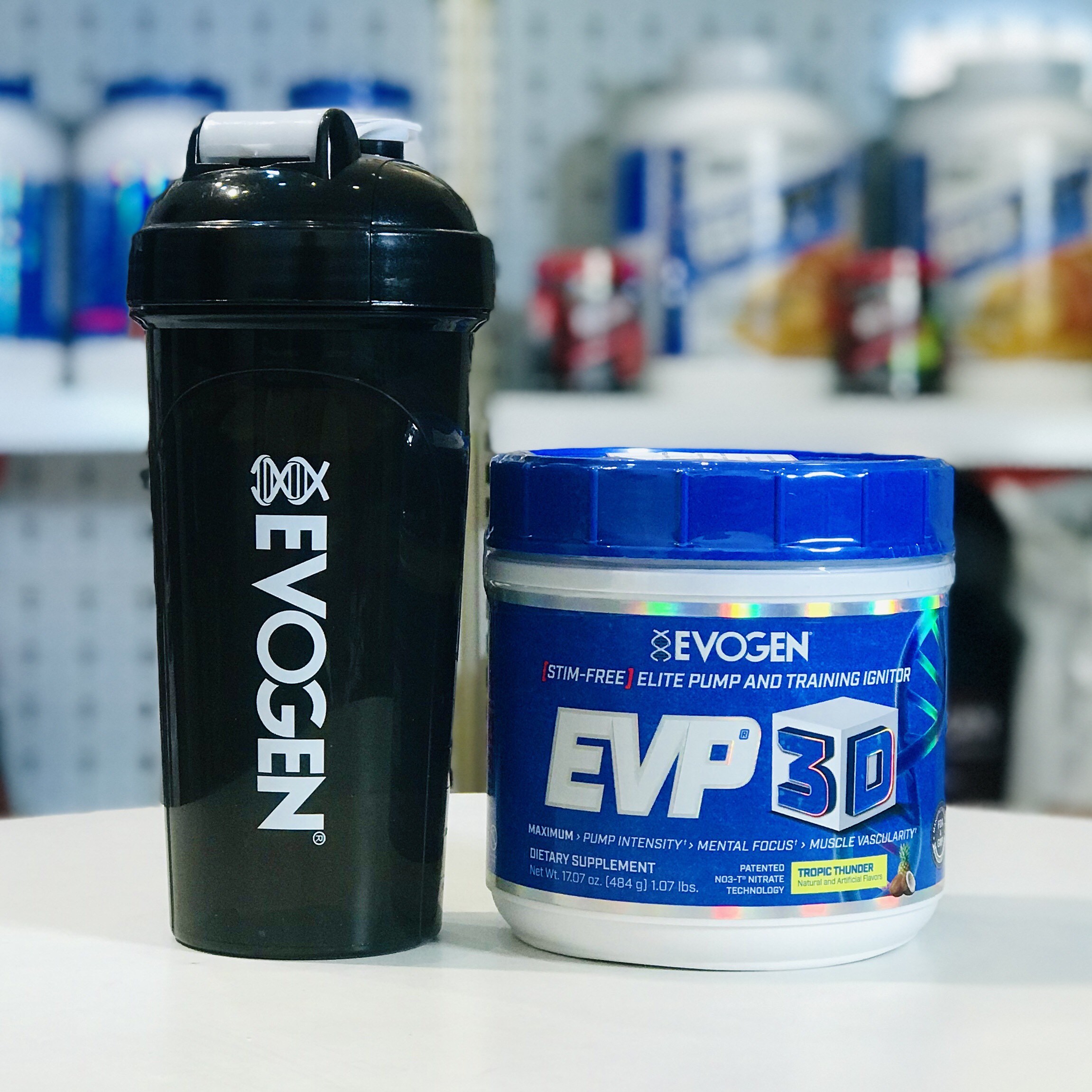 Evogen EVP-3D, Pre-Workout Hỗ Trợ Tập Trung Năng Lượng Trước Tập, Sức Mạnh & Sức Bền, Không Chứa Caffeine, Hộp 40 Lần Dùng