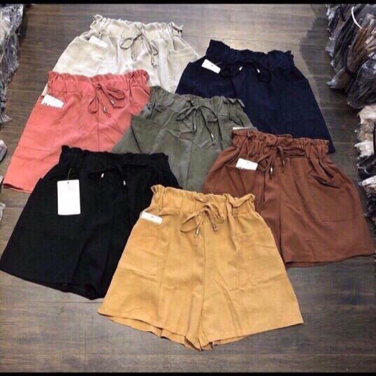 Quần đùi đũi mát lạnh mùa hè D3