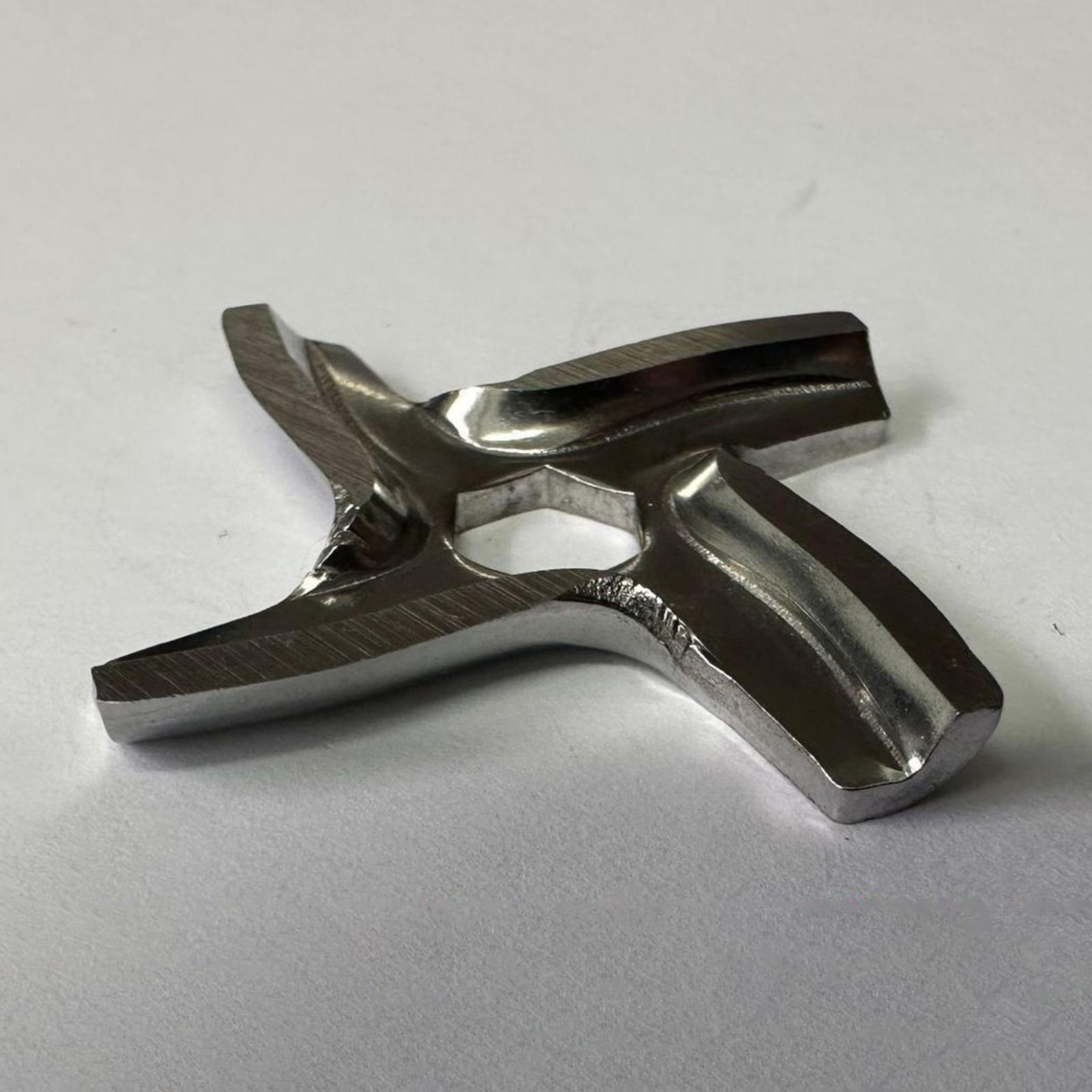 Food Meat Grinder Blade Cutter Easy to Install Duable Spare Part Stainless Steel for Mixers Grinding Electric or Manual Grinder Accessories
