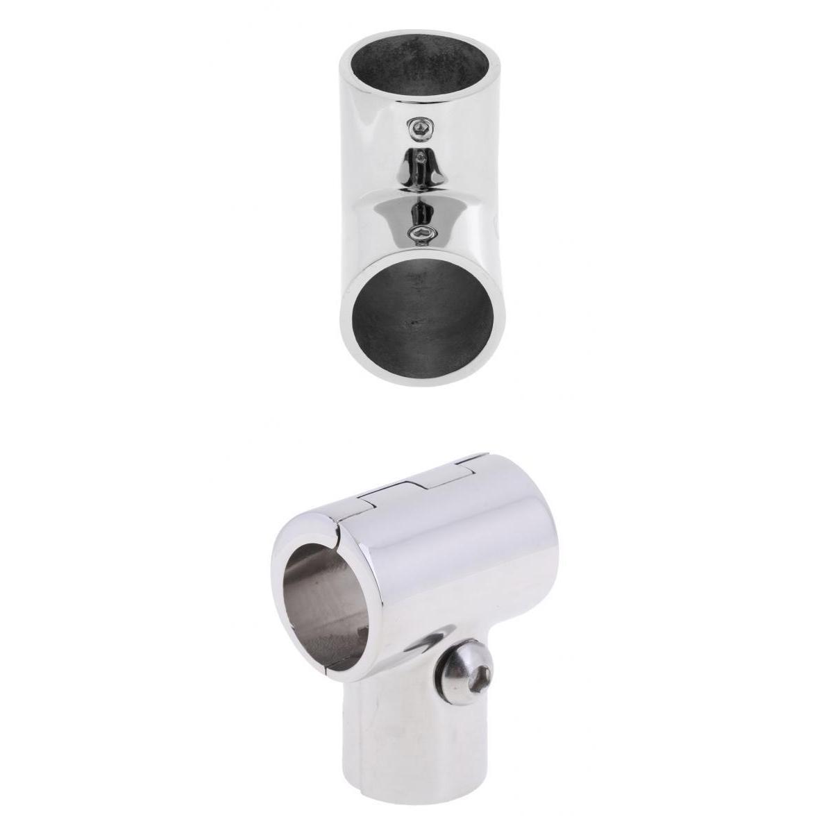 2Pcs 25mm  Handrail Fitting 316 Stainless Steel Hardware