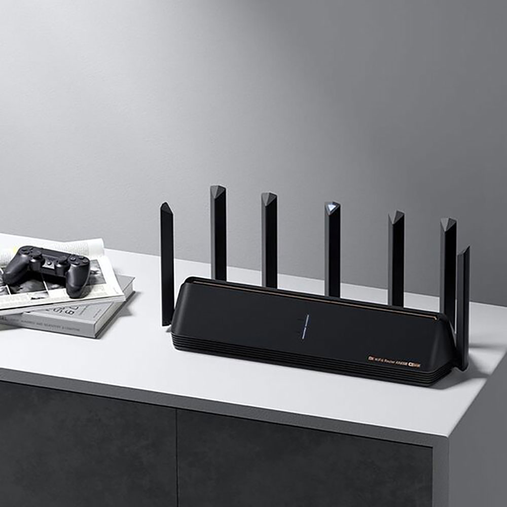 Bộ phát Wifi Router Xiaomi AX6000 AIoT băng tần kép Wifi 6 6000Mbps hỗ trợ Mesh hỗ trợ kết nối 248 thiết bị - Hàng nhập khẩu