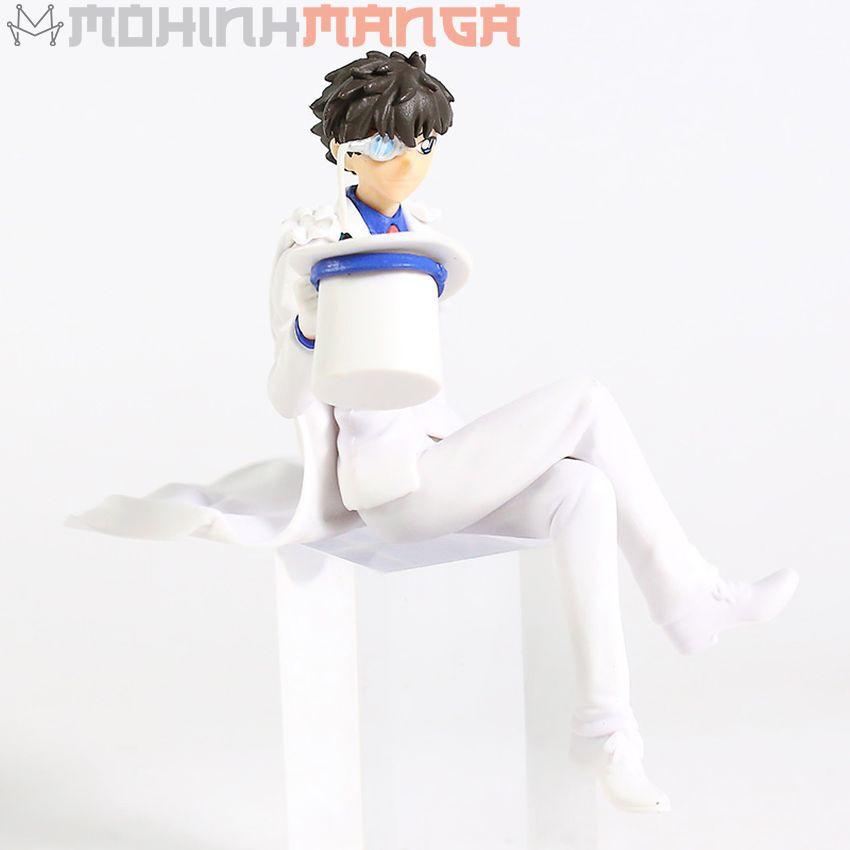 Mô hình nhân vật Kaito Kid (Siêu đạo chích Kid) cầm nón Figure Anime Thám tử lừng danh Conan Magic Kaitou có hộp