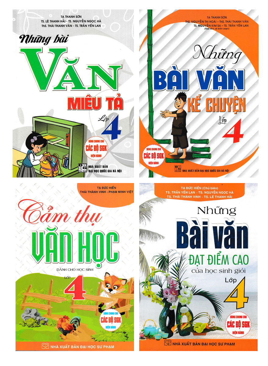 Combo Bổ Trợ Kiến Thức Văn lớp 4 _HA