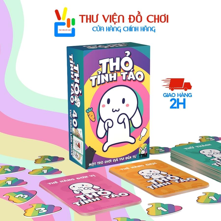 Trò chơi Boardgame THỎ TỈNH TÁO - Party game mới toanh siêu vui nhộn