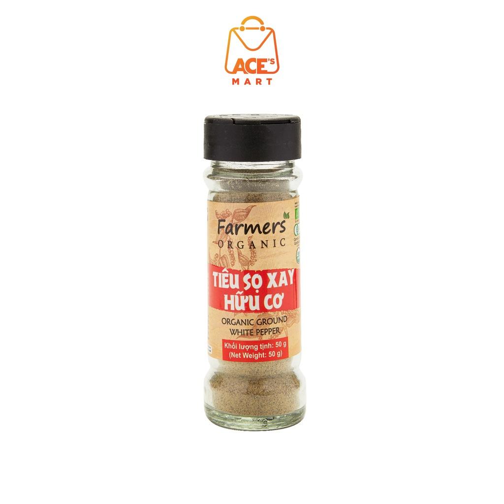 Tiêu Sọ Xay Hữu Cơ Farmers 50g - Tiêu sọ xay nguyên chất từ tiêu sạch