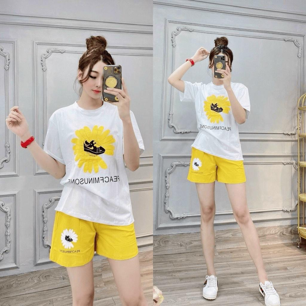 Set bộ đồ mặc nhà thun cotton nữ cực đẹp