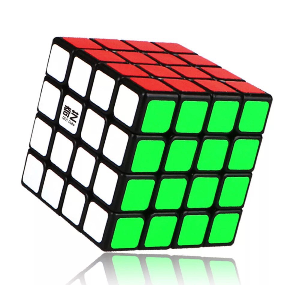 Rubik 4x4 viền đen cao cấp - tặng kèm chân đế