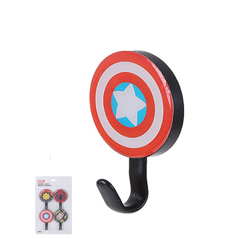 Móc dán tường Miniso Marvel tròn 100g (Gói 4 móc) - Hàng chính hãng