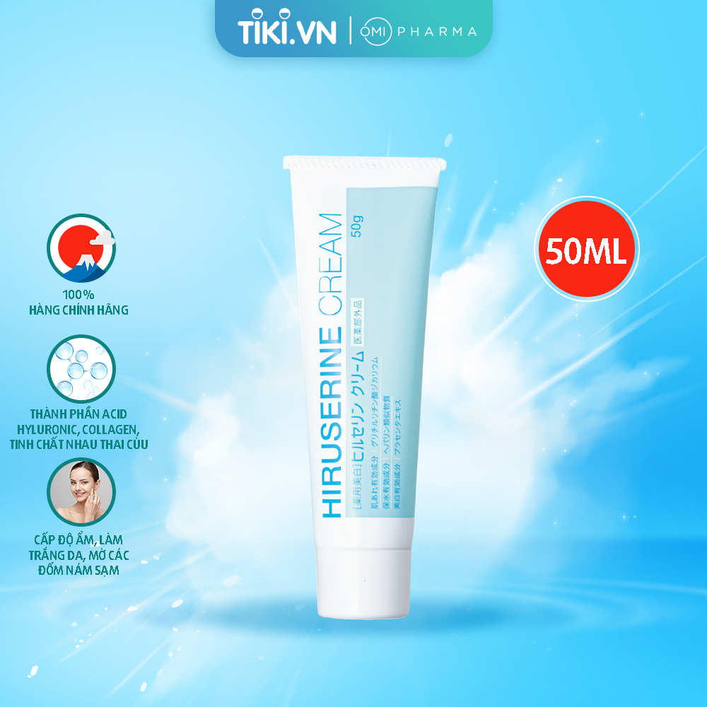 KEM DƯỠNG MỀM MỊN VÀ LÀM TRẮNG DA HIRUSERINE CREAM(50g)