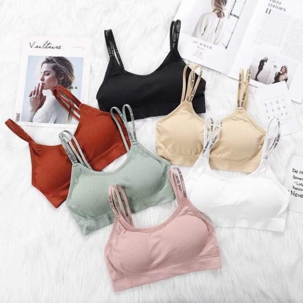 Áo Scoptop Nữ. Áo Lót Bra Dây Chữ Love Nâng Ngực Hàng Bán Shop