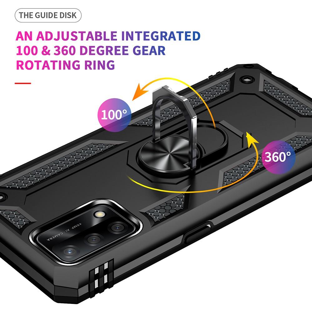 Ốp lưng cho Oppo A74 chống sốc 2 lớp kèm nhẫn iring làm giá đỡ
