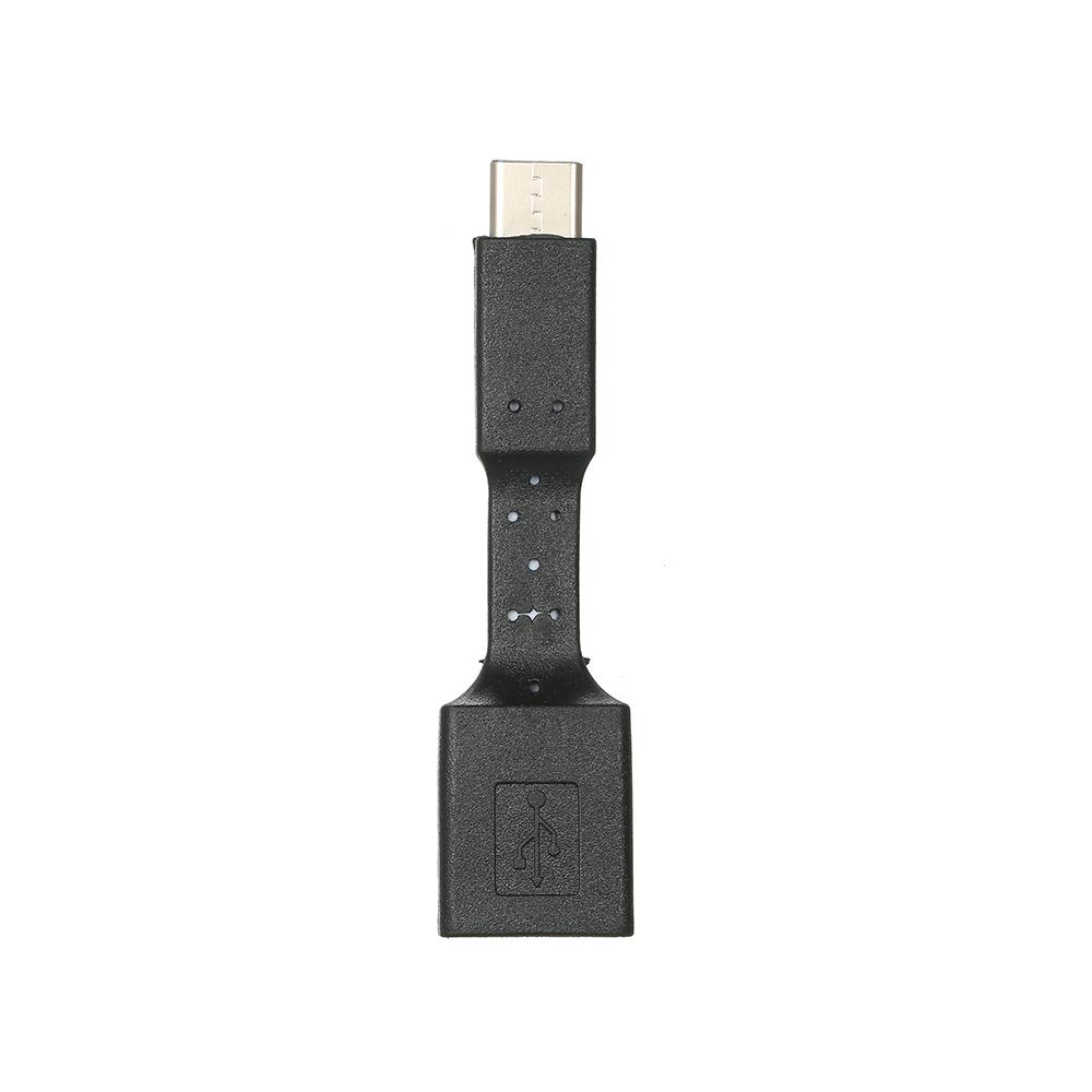 Type C to USB 2.0 Convert Connector Charging Data Sync Male to Female Adapter OTG Adapter Black