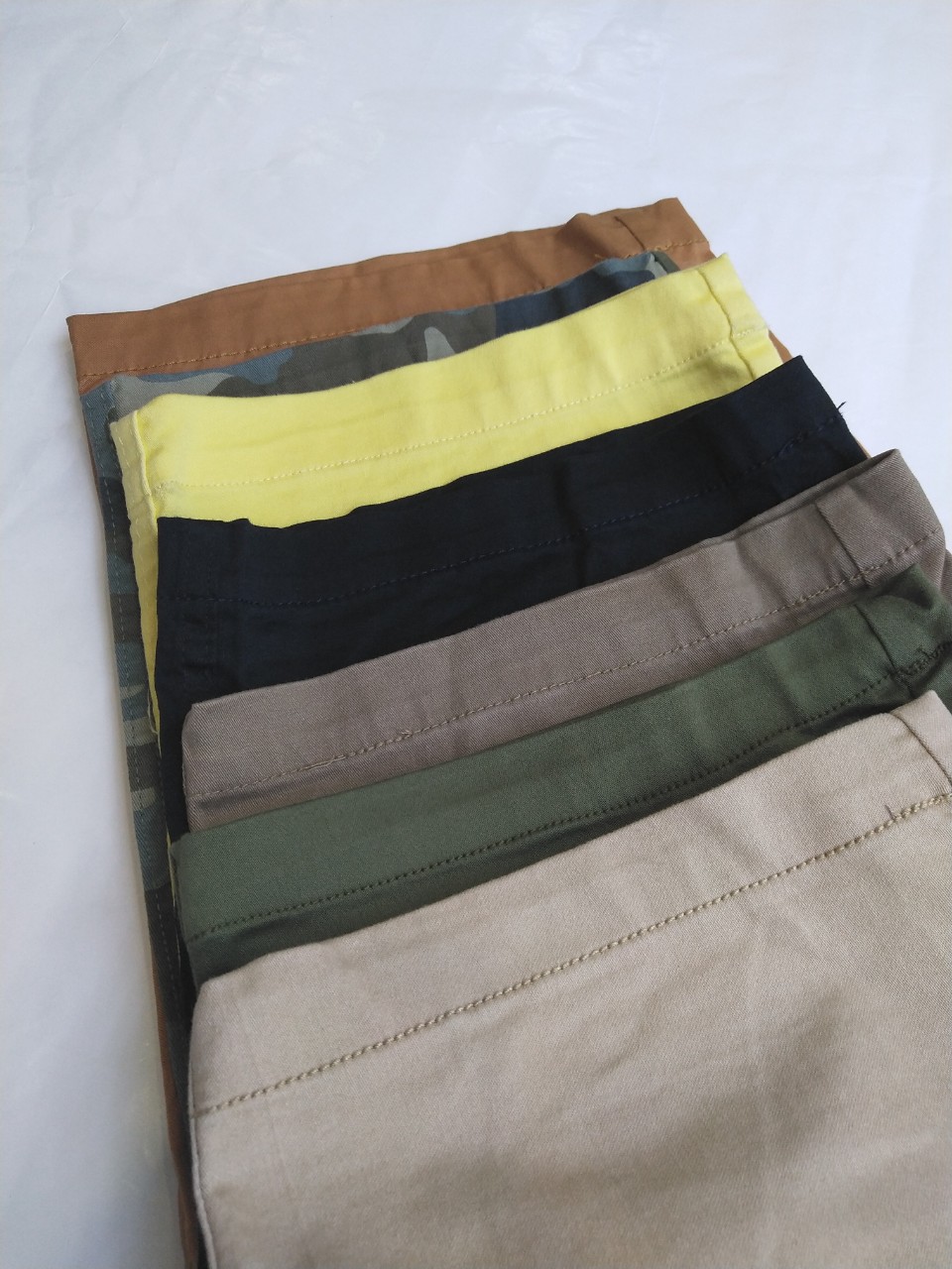 Quần Shorts Kaki nam lưng thun