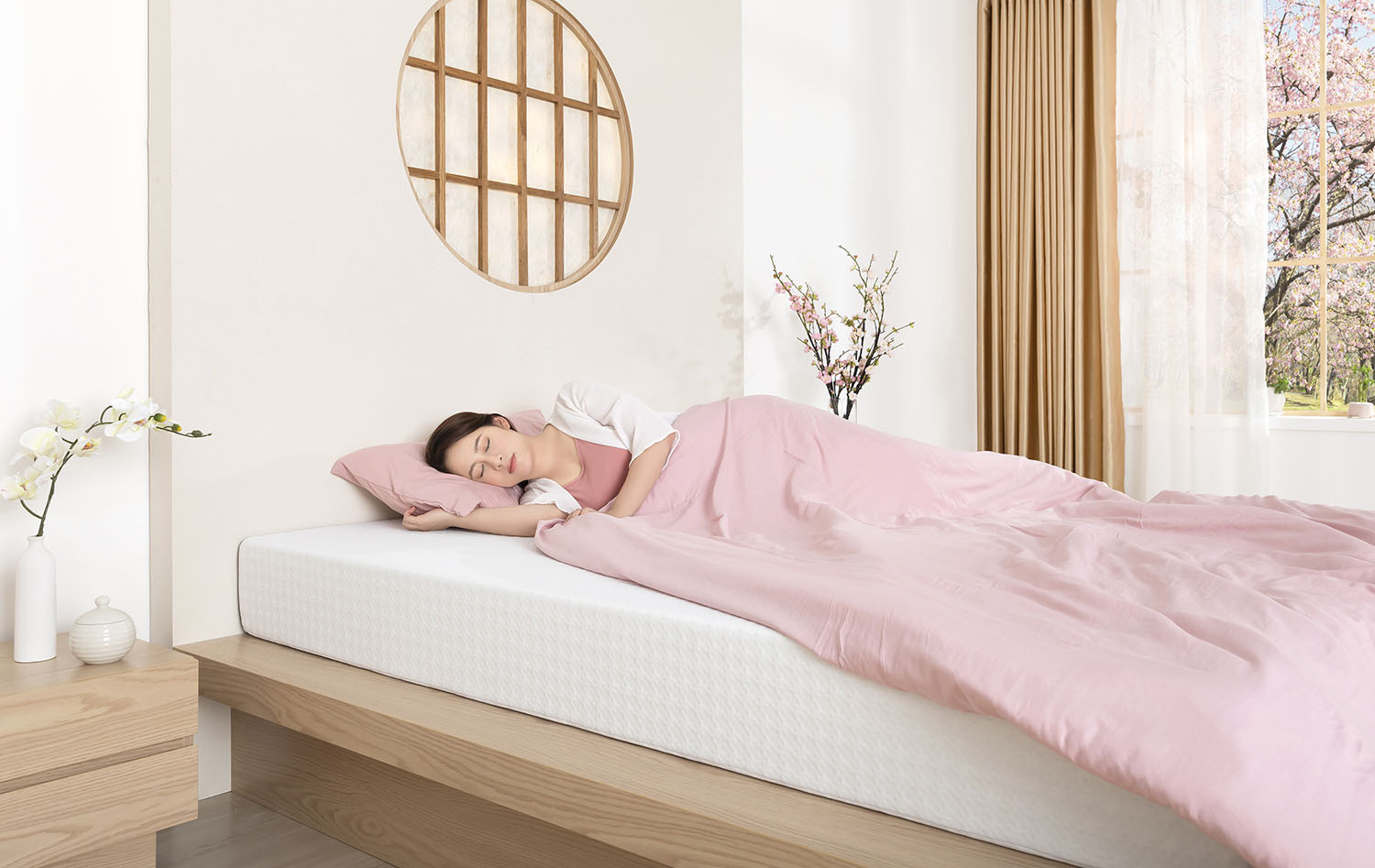 Nệm Foam Nhật Bản OYASUMI Original  Thẳng