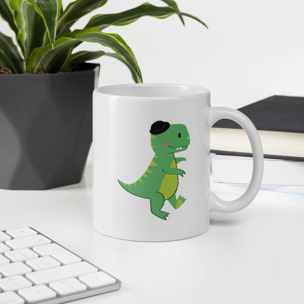 Cốc sứ hình khủng long T-Rex dễ thương