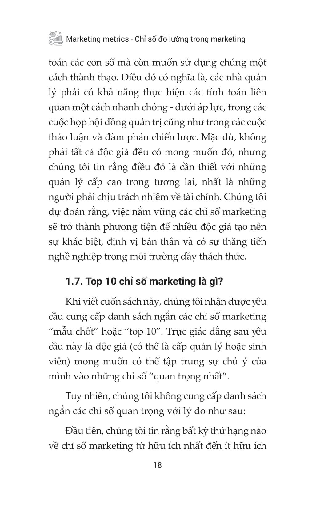 Sách - Marketing Metrics - Chỉ Số Đo Lường Trong Marketing