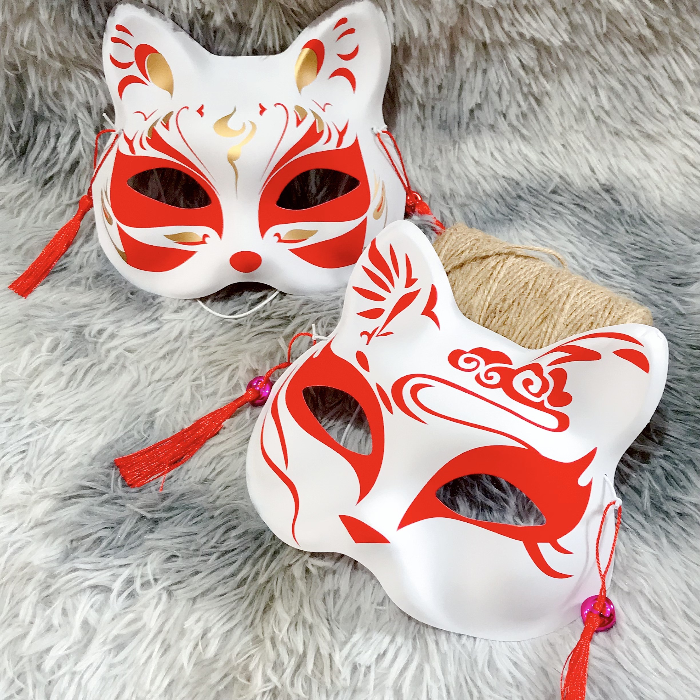 Mặt Nạ Hóa Trang Cáo Hồ Ly Anime Nhật Bản Siêu Hot 2023 - Mặt Nạ Hóa Trang Hồ Ly Phong Cách Nhật Bản