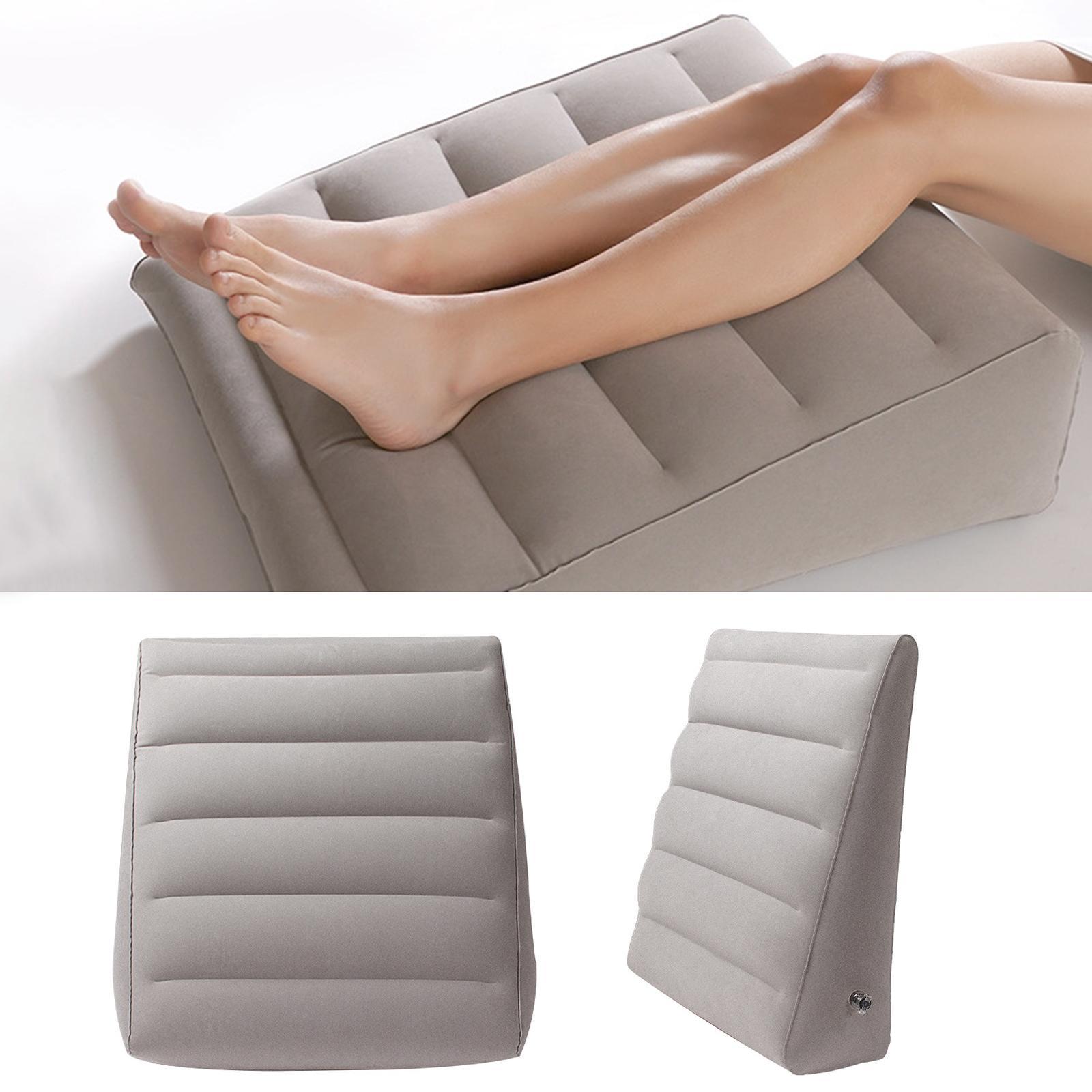 Inflatable Wedge Pillow, Bed Pillow, Fast Inflating Deflation Head, Shoulder, Back, Leg Support Support  Pillow for Office Bed