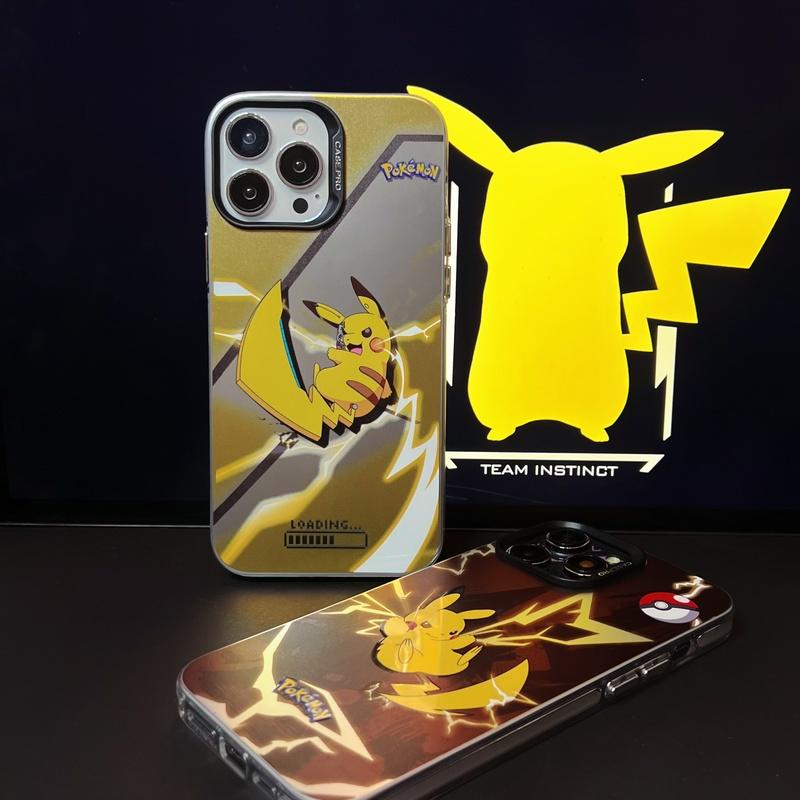 Ốp Điện Thoại In Hình Pikachu Dễ Thương Cho iphone 14 Pro Max i14 13 Pro Max i13 13pro i11 12Pro 12 Pro Max