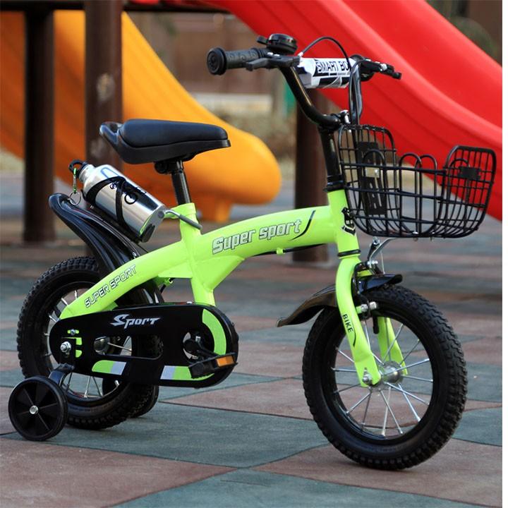 mb406 Xe đạp cho bé, xe đạp trẻ em thể thao SPORT SUPER, cao cấp từ 3 đến 6 tuổi vành nan hoa